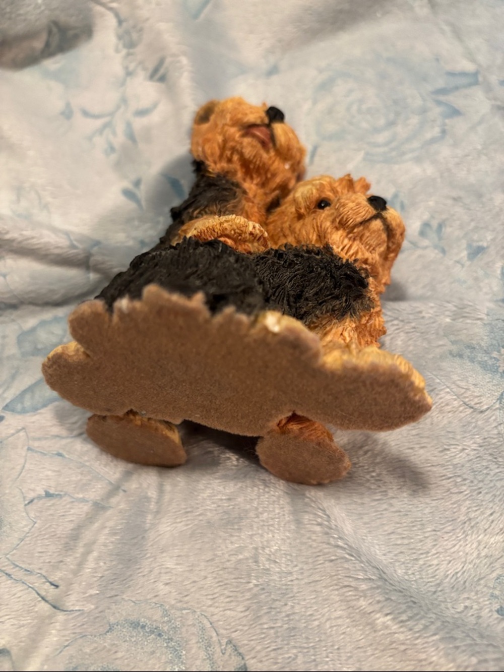 Yorkshire Terrier Dog Figurine - Brown & Black - Picture 6 of 6